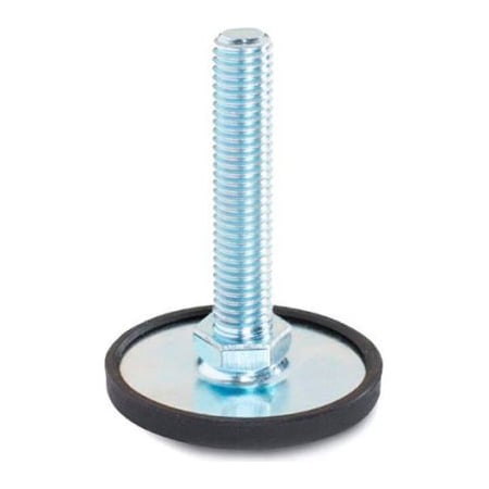 J.W. Winco Leveling Foot - Threaded - 2250 Lbs. Capacity - 2.36" Base Dia. - J.W. Winco 40-60-3/8X16-75-A1-S 40-60-3/8X16-75-A1-S